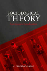 社会学理論：コントからポストコロニアリズムまで<br>Sociological Theory : From Comte to Postcolonialism