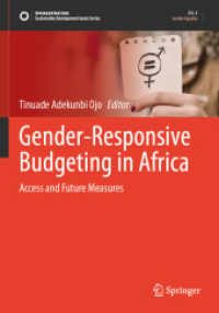 Gender-Responsive Budgeting in Africa : Access and Future Measures (Sustainable Development Goals Series)