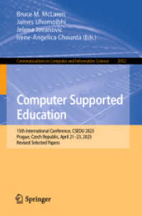 Computer Supported Education : 15th International Conference, CSEDU 2023, Prague, Czech Republic, April 21-23, 2023, Revised Selected Papers (Communications in Computer and Information Science)