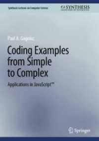 Coding Examples from Simple to Complex : Applications in JavaScript™ (Synthesis Lectures on Computer Science)
