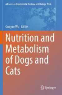 Nutrition and Metabolism of Dogs and Cats (Advances in Experimental Medicine and Biology)