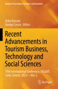 Recent Advancements in Tourism Business, Technology and Social Sciences : 10th International Conference, IACuDiT, Crete, Greece, 2023 - Vol. 2 (Springer Proceedings in Business and Economics)