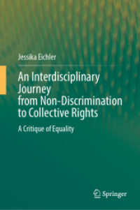 An Interdisciplinary Journey from Non-Discrimination to Collective Rights : A Critique of Equality