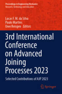 3rd International Conference on Advanced Joining Processes 2023 : Selected Contributions of AJP 2023 (Proceedings in Engineering Mechanics)