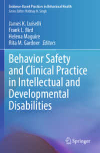Behavior Safety and Clinical Practice in Intellectual and Developmental Disabilities (Evidence-based Practices in Behavioral Health)