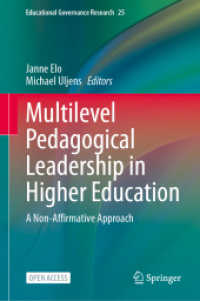 Multilevel Pedagogical Leadership in Higher Education : A Non-Affirmative Approach (Educational Governance Research)