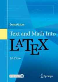 LaTeXのための数学と書き方（第６版）<br>Text and Math into LaTeX （6TH）