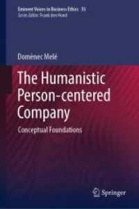 The Humanistic Person-centered Company (Issues in Business Ethics)