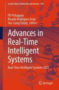 Advances in Real-Time Intelligent Systems : Real-Time Intelligent Systems 2023 (Lecture Notes in Networks and Systems)