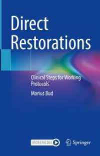 Direct Restorations : Clinical Steps for Working Protocols （2024. xiii, 351 S. Approx. 470 p. 403 illus., 384 illus. in color. Wit）