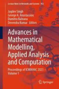 Advances in Mathematical Modelling, Applied Analysis and Computation : Proceedings of ICMMAAC 2023 - Volume 1 (Lecture Notes in Networks and Systems)