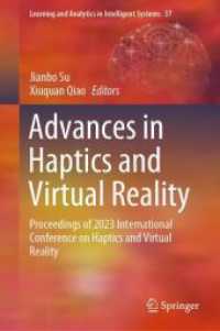 Advances in Haptics and Virtual Reality : Proceedings of 2023 International Conference on Haptics and Virtual Reality (Learning and Analytics in Intelligent Systems)