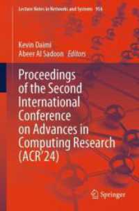 Proceedings of the Second International Conference on Advances in Computing Research (ACR'24) (Lecture Notes in Networks and Systems)
