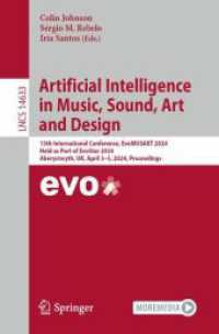 Artificial Intelligence in Music, Sound, Art and Design : 13th International Conference, EvoMUSART 2024, Held as Part of EvoStar 2024, Aberystwyth, UK, April 3-5, 2024, Proceedings (Lecture Notes in Computer Science)