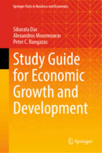 Study Guide for Economic Growth and Development (Springer Texts in Business and Economics) （2024）