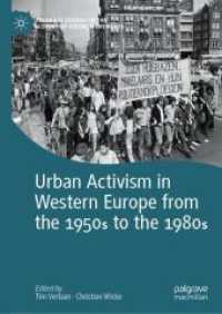 Urban Activism in Western Europe from the 1950s to the 1980s (Palgrave Studies in the History of Social Movements) （2024）