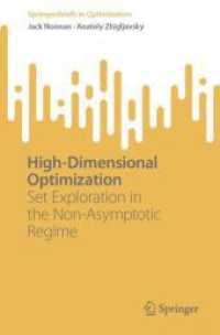High-Dimensional Optimization : Set Exploration in the Non-Asymptotic Regime (Springerbriefs in Optimization)
