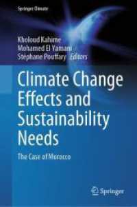 Climate Change Effects and Sustainability Needs : The Case of Morocco (Springer Climate) （2024）