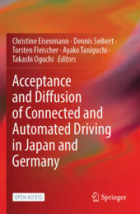 Acceptance and Diffusion of Connected and Automated Driving in Japan and Germany