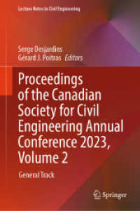 Proceedings of the Canadian Society for Civil Engineering Annual Conference 2023, Volume 2 : General Track (Lecture Notes in Civil Engineering) （2024）