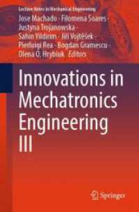 Innovations in Mechatronics Engineering III (Lecture Notes in Mechanical Engineering) （2024）