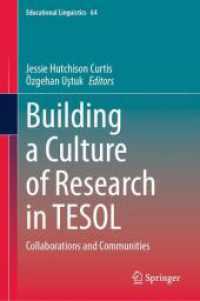 TESOLにおける研究と教育の連携の文化<br>Building a Culture of Research in TESOL : Collaborations and Communities (Educational Linguistics) （2024）