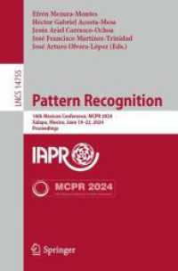 Pattern Recognition : 16th Mexican Conference, MCPR 2024, Xalapa, Mexico, June 19-22, 2024, Proceedings (Lecture Notes in Computer Science)