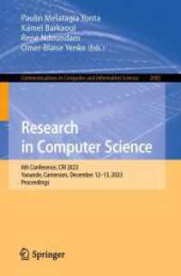 Research in Computer Science : 6th Conference, CRI 2023, Yaounde, Cameroon, December 12-13, 2023, Proceedings (Communications in Computer and Information Science)