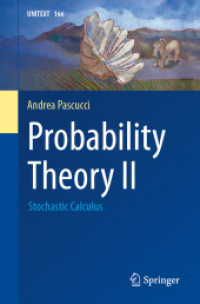 Probability Theory II : Stochastic Calculus (Unitext) （2024）