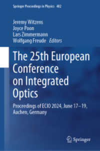 The 25th European Conference on Integrated Optics : Proceedings of ECIO 2024, June 17-19, Aachen, Germany (Springer Proceedings in Physics)
