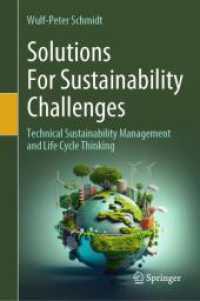 Solutions for Sustainability Challenges : Technical Sustainability Management and Life Cycle Thinking （2024）