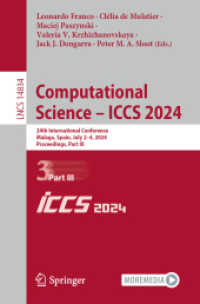Computational Science - ICCS 2024 : 24th International Conference, Malaga, Spain, July 2-4, 2024, Proceedings, Part III (Lecture Notes in Computer Science)