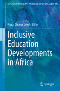 Inclusive Education Developments in Africa (Ius Gentium: Comparative Perspectives on Law and Justice) （2024）