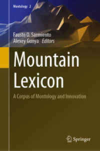 Mountain Lexicon : A Corpus of Montology and Innovation (Montology) （2024）
