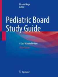 Pediatric Board Study Guide : A Last Minute Review （3. Aufl. 2025. xiii, 1160 S. XIII, 1160 p. 525 illus., 411 illus. in c）