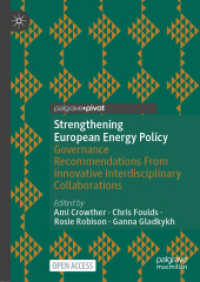 Strengthening European Energy Policy : Governance Recommendations from Innovative Interdisciplinary Collaborations （2024）
