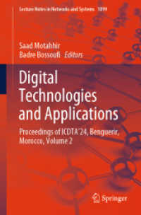 Digital Technologies and Applications : Proceedings of ICDTA'24, Benguerir, Morocco, Volume 2 (Lecture Notes in Networks and Systems) （2024）