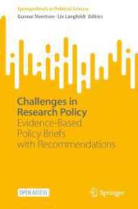 Challenges in Research Policy : Evidence-Based Policy Briefs with Recommendations (Springerbriefs in Political Science) （2025）