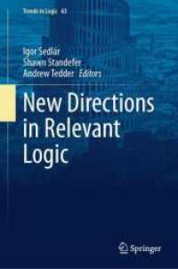 New Directions in Relevant Logic (Trends in Logic) （2024）