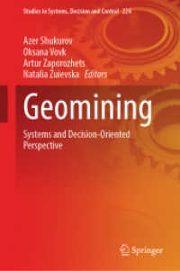 Geomining : Systems and Decision-Oriented Perspective (Studies in Systems, Decision and Control) （2024）