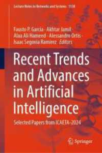 Recent Trends and Advances in Artificial Intelligence : Selected Papers from ICAETA-2024 (Lecture Notes in Networks and Systems) （2024）