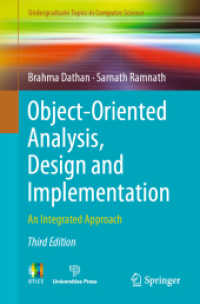 Object-Oriented Analysis, Design and Implementation : An Integrated Approach (Undergraduate Topics in Computer Science) （3. Aufl. 2025. xvi, 478 S. XVI, 478 p. 115 illus., 1 illus. in color.）