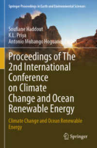 Proceedings of The 2nd International Conference on Climate Change and Ocean Renewable Energy : Climate Change and Ocean Renewable Energy (Springer Proceedings in Earth and Environmental Sciences)