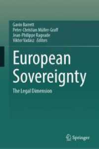 European Sovereignty : The Legal Dimension （2024）