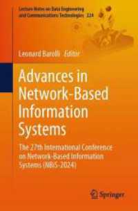 Advances in Network-Based Information Systems : The 27th International Conference on Network-Based Information Systems (NBiS-2024) (Lecture Notes on Data Engineering and Communications Technologies) （2024）