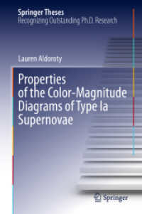 Properties of the Color-Magnitude Diagrams of Type Ia Supernovae (Springer Theses) （2024）