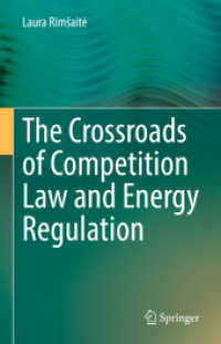 The Crossroads of Competition Law and Energy Regulation （2024. xii, 495 S. XII, 495 p. 235 mm）
