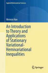 An Introduction to Theory and Applications of Stationary Variational-Hemivariational Inequalities (Applied Mathematical Sciences) （2024）