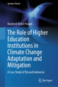 The Role of Higher Education Institutions in Climate Change Adaptation and Mitigation : A Case Study of Fiji and Indonesia (Springer Climate) （2024）