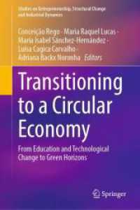 Transitioning to a Circular Economy : From Education and Technological Change to Green Horizons (Studies on Entrepreneurship, Structural Change and Industrial Dynamics)